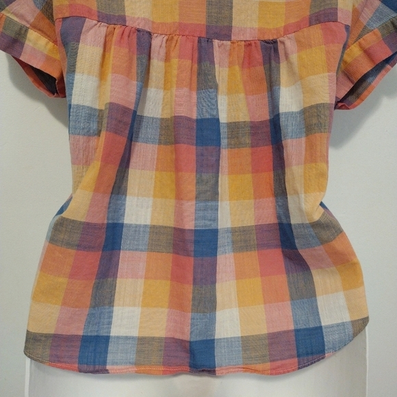 Madewell Multicolor Plaid Button Down Shirt - Picture 12 of 16